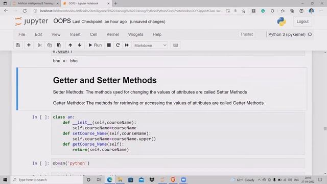 024- What is Polymorphism , Getter and Setter |Marathi |python смотреть онлайн