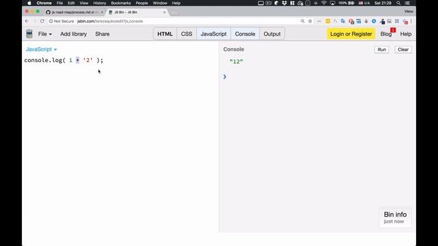 2. JavaScript. Типы данных String, Number, Boolean смотреть онлайн