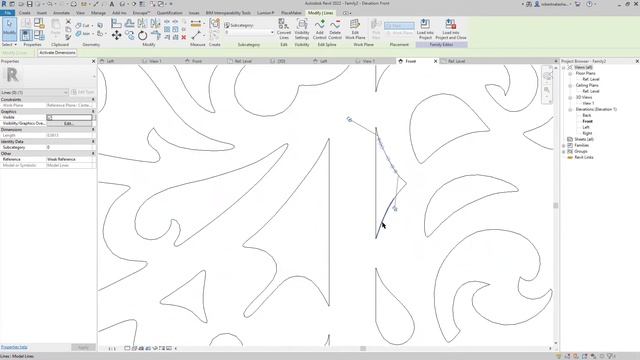 How to model an Islamic decoration pattern from 2d AutoCAD to 3d model in Revit смотреть онлайн