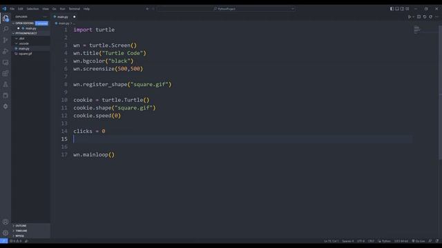 Square Clicker Game With Python смотреть онлайн