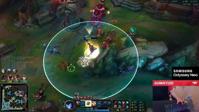 Gumayusi Hand Cam going ham when playing Draven смотреть онлайн