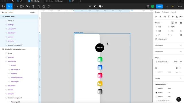 Figma Tutorial: Create a Sidebar Menu with ANIMATED Glassmorphic Icons смотреть онлайн
