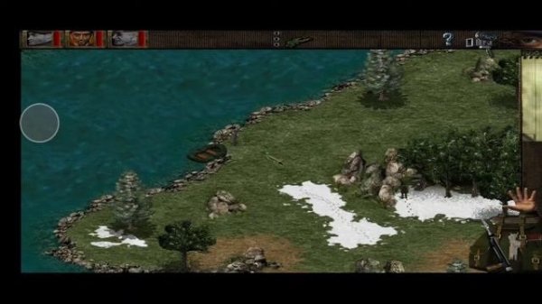 Commandos: Behind Enemy Lines Running on Android 12 using exagear windows emulator.