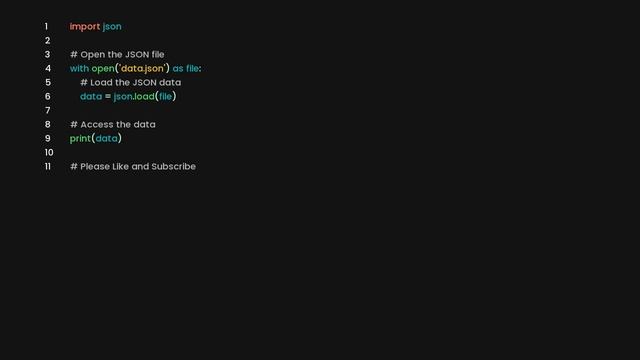 Create a json file reader in python смотреть онлайн
