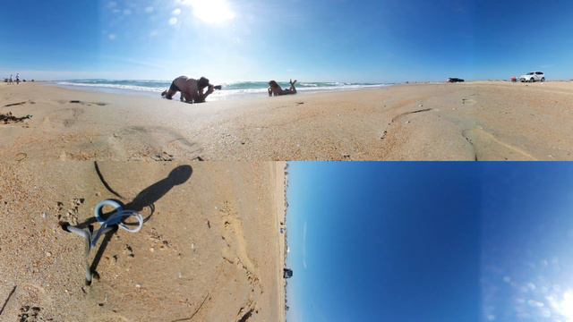 Анапа. 360 - 4к. Витязовская коса. Фотосессия на берегу. Октябрь 2017 смотреть онлайн