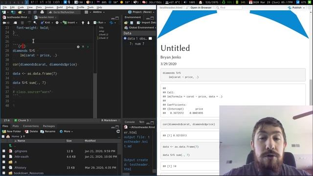 RMarkdown Custom Styling of Fenced Code Chunks смотреть онлайн