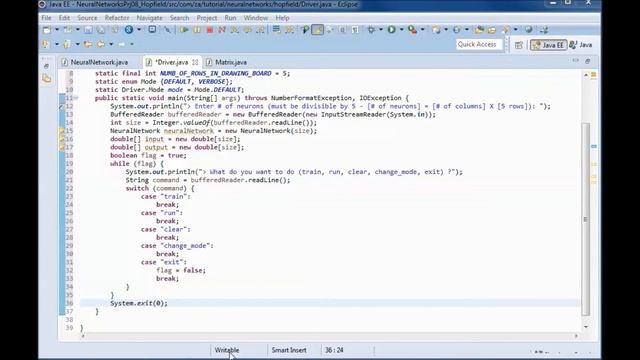 Neural Networks w/ JAVA (Hopfield Network) - Prototype Project 08 смотреть онлайн