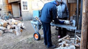 Самодельный гидравлический дровокол