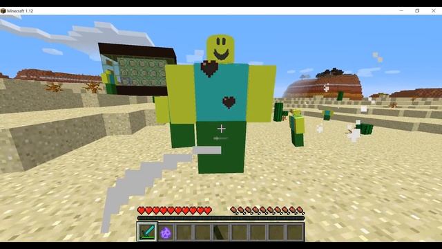 ROBLOX IN MINECRAFT! | No Mods | 1.12 | Only One Command смотреть онлайн