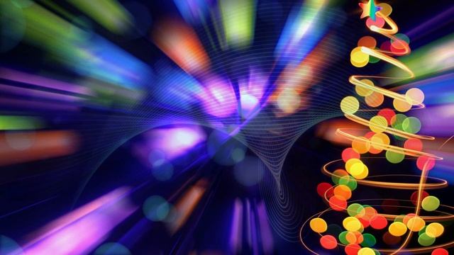 Елочка Фон для видеомонтажа HD Video Background Christmas Tree смотреть онлайн