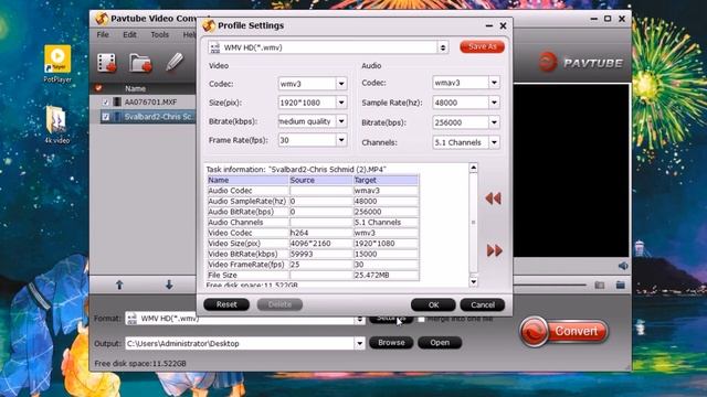 Convert/Compress 4K Video for Windows Media Player Playback смотреть онлайн