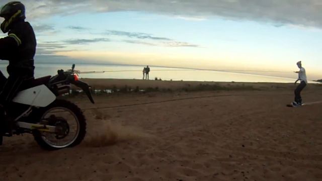 SandBoarding  Пескоборд Эндуро покатушка на сноуборде летом