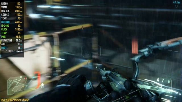 Crysis 3 in 2020 | Very High Settings + i5-2400 + AMD Radeon RX560 4GB | 1080p | Benchmark смотреть онлайн