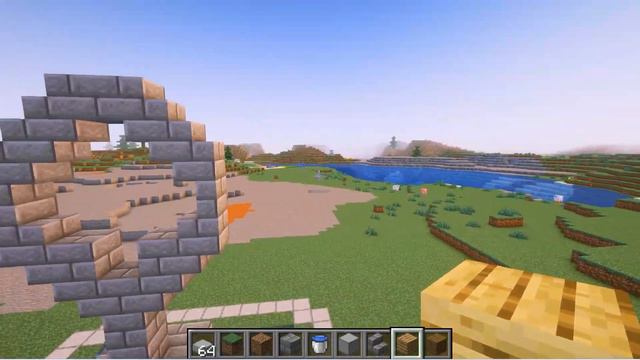 КАК ПОСТРОИТЬ СТАТУЮ КИРКИ В МАЙНКРАФТ?  #майнкрафт #постройки #кирка #minecraft #minecraftbuilding