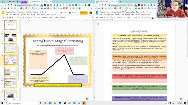 Fractured Fairy Tale Project - Rough Draft Writing смотреть онлайн