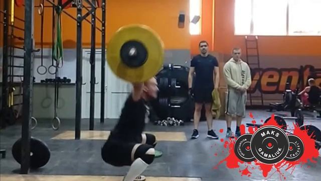 Рывок с виса 115кг./Snatch 250lb. смотреть онлайн