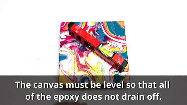 Acrylic Pouring with a Pasta spoon + glass-like epoxy resin coating! | JFA смотреть онлайн