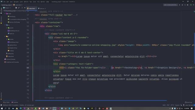 bootstrap-4-5 class-4 (create blog project part-3) смотреть онлайн