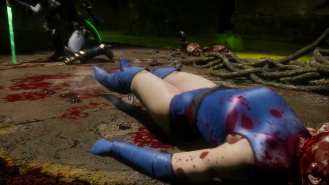MK11 Ryona：Jade Fatalities And Brutalities On Kitana [requested]