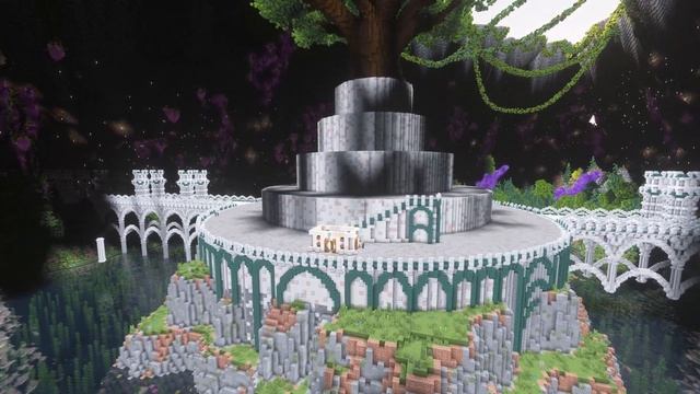 Underground Kingdom - Minecraft Medieval Castle and City Timelapse смотреть онлайн