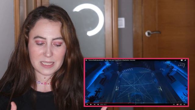 Vaiva Kalinauskaitė "Now we are free" (Gladiator movie) | Reaction Video смотреть онлайн