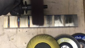 Осветление сварных швов на нержавейке. Удаление побежалости.