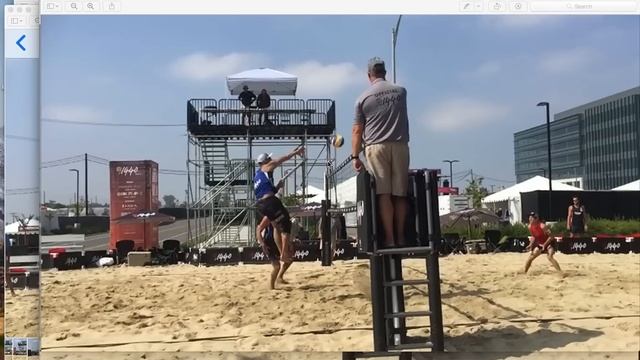 Beach Volleyball Setting; How far from the net is the perfect set? смотреть онлайн