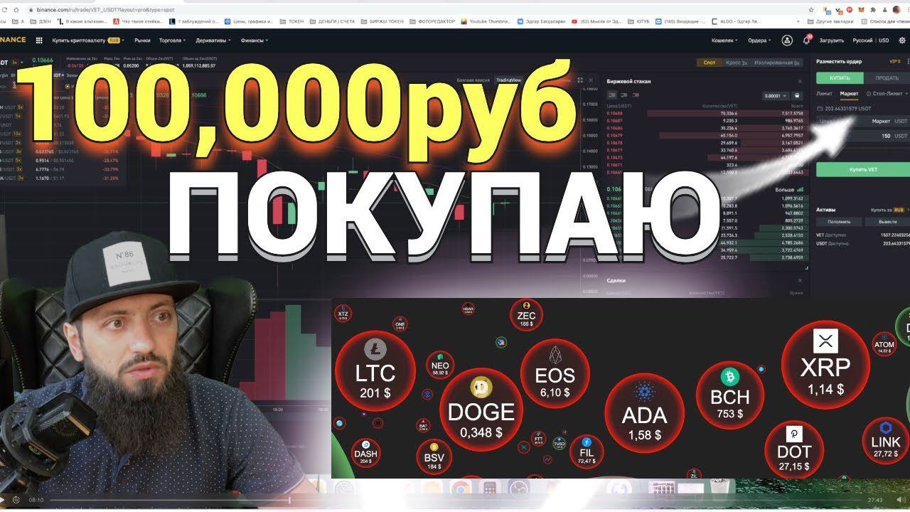 БИТКОИН ОБВАЛ ПОКУПАЮ КРИПТАВАЛЮТУ С СКИДКОЙ 50% BTC , MATIC , ATOM , LINK ,LTC , SOL ,DOT , VET смотреть онлайн