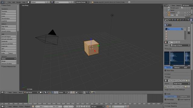 Blender - Basic steps to a UV-map textured mesh смотреть онлайн