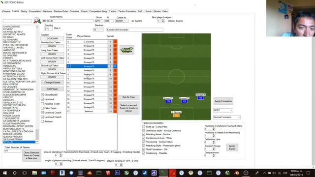 CREAR Y AGREGAR EQUIPO EN DINO EDITOR (PES 2017 - PC) смотреть онлайн