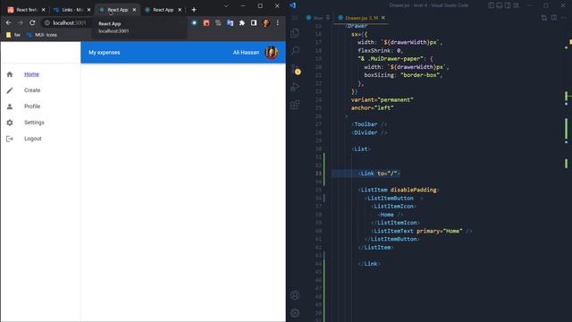 Material UI Full Course #11 - MUI Link href & Link to & useNavigate() смотреть онлайн