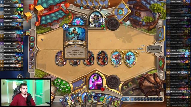 Warlock Eats & Burns Decks All Day Long For You At March of the Lich King | Hearthstone смотреть онлайн