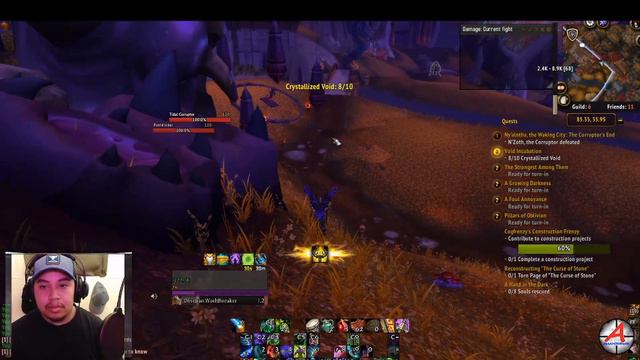 Quest: VOID INCUBATION (Vale of Eternal blossoms) // WoW: BFA - PATCH 8.3 Visions of N'zoth смотреть онлайн