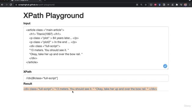 4. XPath 3. Test Your XPath смотреть онлайн