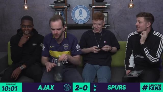 AJAX 2-3 TOTTENHAM | FAN REACTION смотреть онлайн