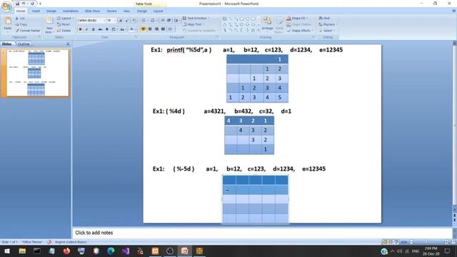 what do you mean by the "printf("%5d")" in c lanugage | printf("%-5d") смотреть онлайн