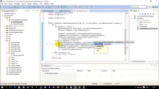 Android Json Parser part 1 смотреть онлайн
