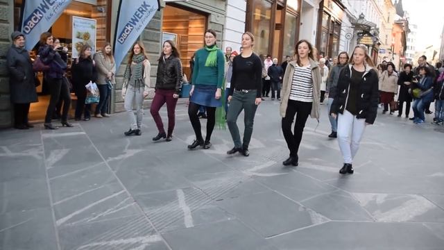 Irish Dancing Flashmob - Copova, Ljubljana