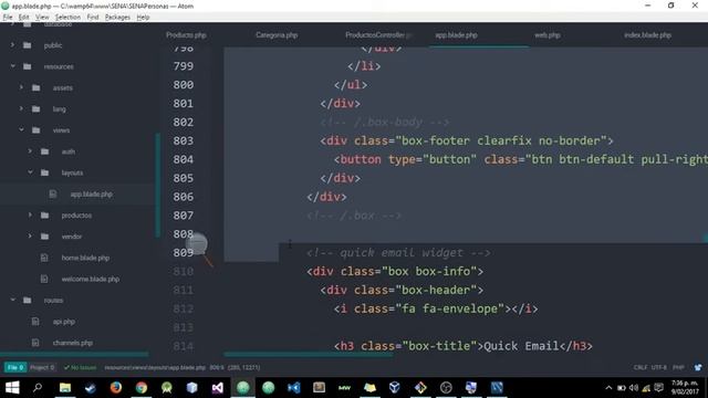 LARAVEL Sistema de ventas y permisos - crear productos parte 1 смотреть онлайн