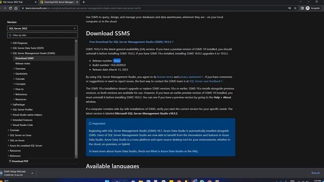 How to install SQL Server2022 version and SSMS in PC by Bhargav смотреть онлайн
