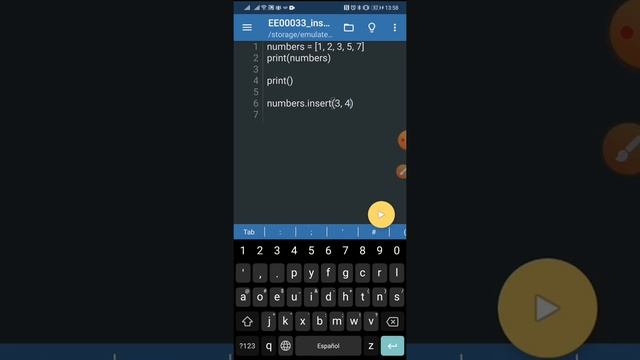 Python ? Exercise: 33 Insert an Element in a Specific Locations in a List Object смотреть онлайн
