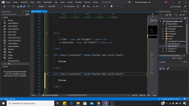 Bootstrap Dersleri -02- Containers смотреть онлайн