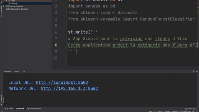 Réaliser une simple web app machine learning avec python et streamlit смотреть онлайн