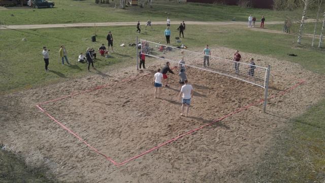 Волейбольная площадка на базе "Причал" май 2021 смотреть онлайн