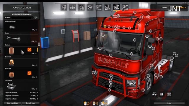 [ETS2 v1.36] Renault Range T Accessoire's + Skin's V1.0 смотреть онлайн