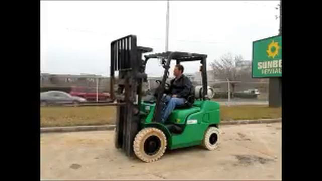 Sold! 2006 Mitsubishi FG25N 5K Industrial Warehouse Forklift Dual bidadoo.com смотреть онлайн