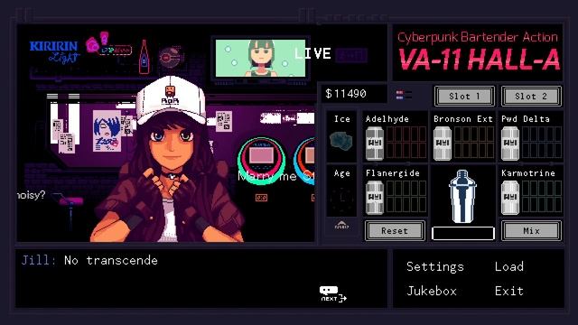VA-11 HALL-A: Cyberpunk Bartender Action e3 - Rev After Hours [Vinesauce] смотреть онлайн