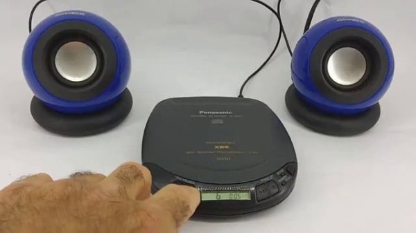 teste DiskMan Cd Player Panasonic SL-S125