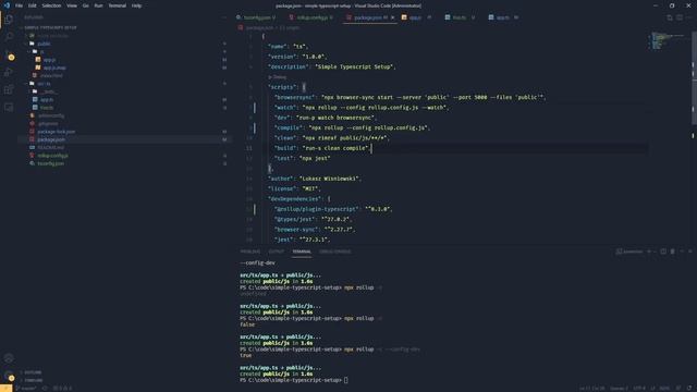 Typescript Module Bundling With Rollup - Create Frontend Build System #2 смотреть онлайн