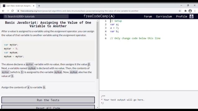 05 - Learn Basic JavaScript - Assigning the Value of One Variable to Another смотреть онлайн